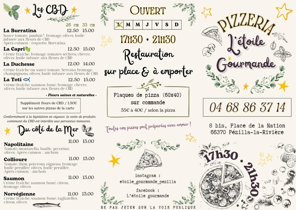 L'Etoile Gourmande - Menu Image 2